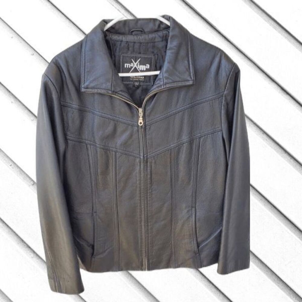 WILSONS Authentic Leather jacket size L